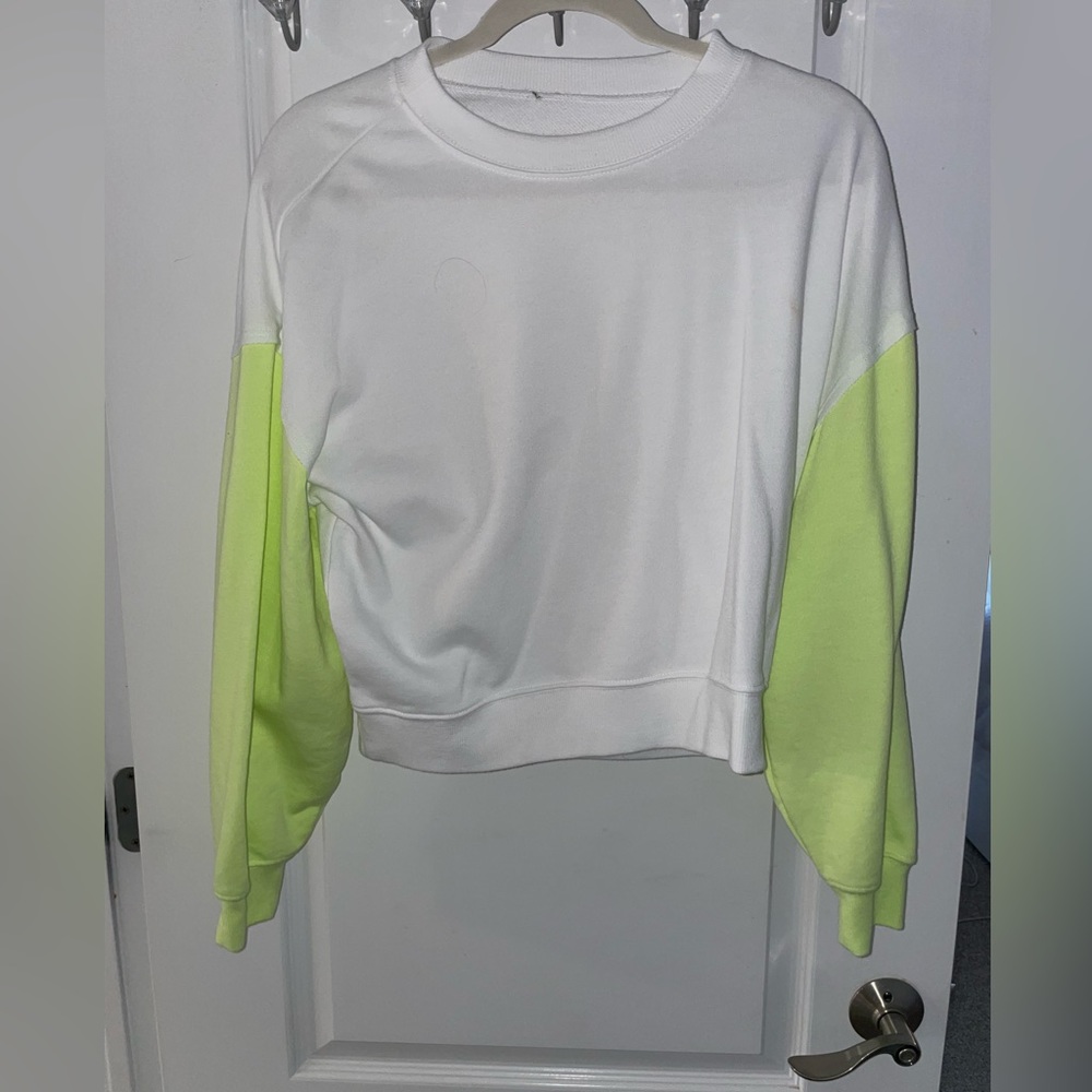 White and Green Long Sleeve